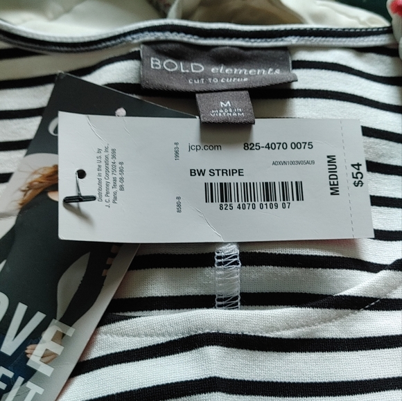 Bold Elements Stripe Dress SZ.Med NWT - Picture 6 of 6